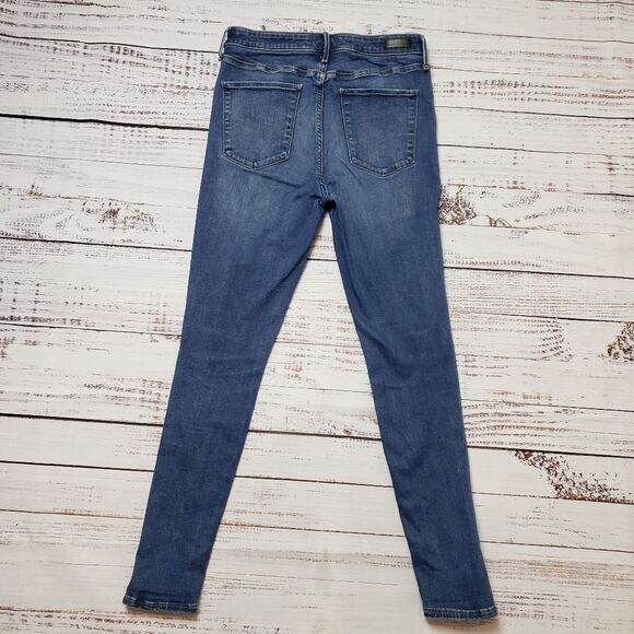 Abercrombie & Fitch Simone High Rise Super Skinny Distressing distressed Size 29 - Picture 2 of 10